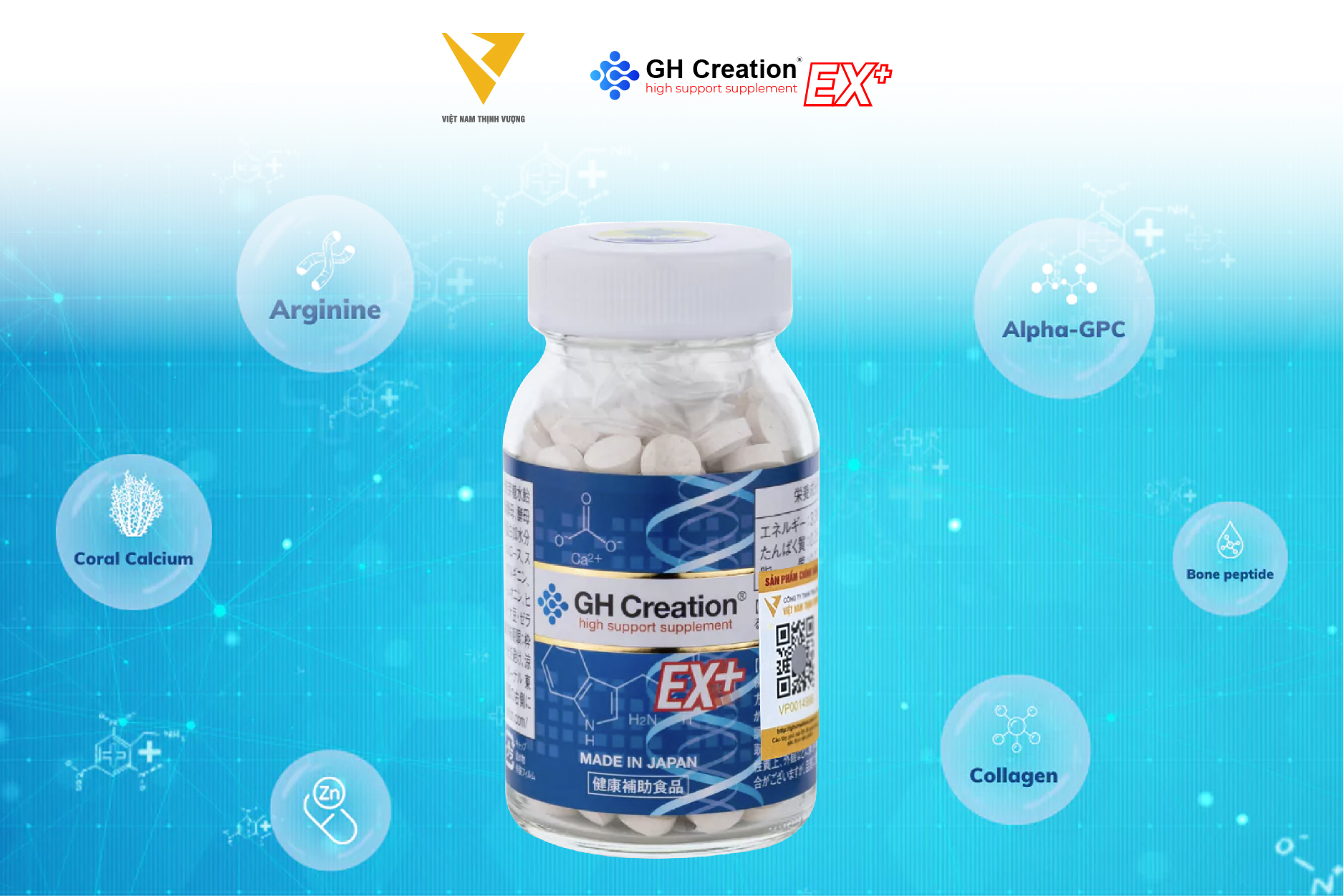 Thành phần của GH Creation EX+ chính hãng Thành phần của GH Creation EX+ chính hãng