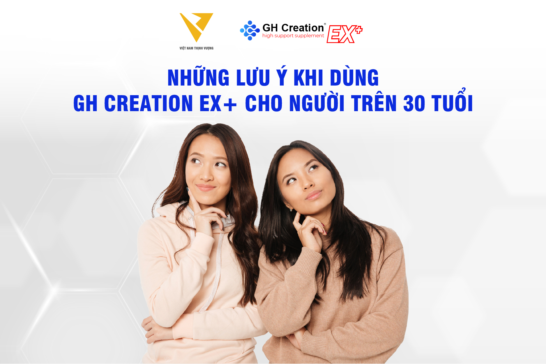 Những lưu ý khi sử dụng GH Creation EX+ cho người trên 30 tuổi Những lưu ý khi sử dụng GH Creation EX+ cho người trên 30 tuổi