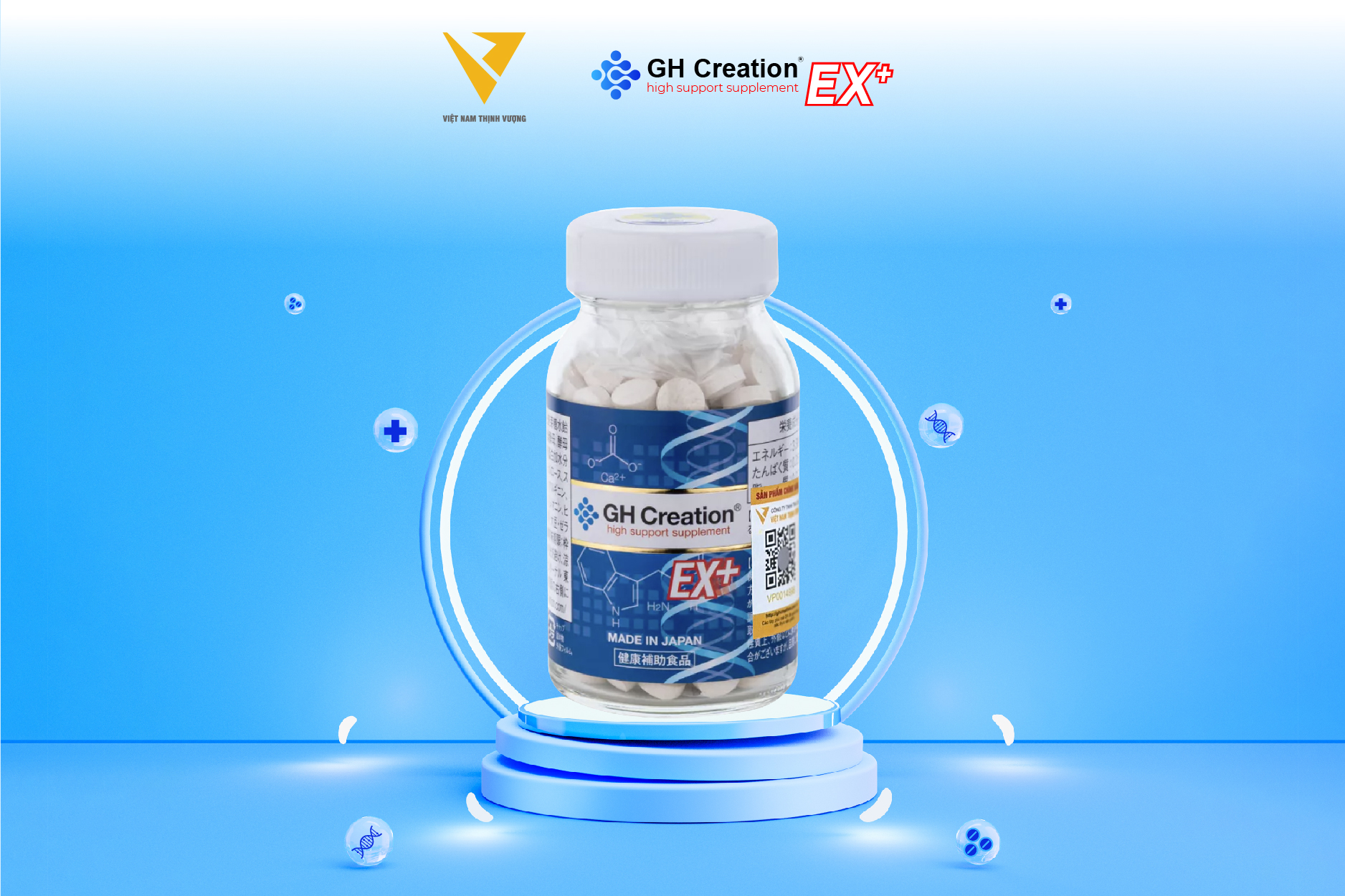 Tổng quan về viên uống hỗ trợ tăng chiều cao GH Creation EX+ chính hãng từ Nhật Bản Tổng quan về viên uống hỗ trợ tăng chiều cao GH Creation EX+ chính hãng từ Nhật Bản