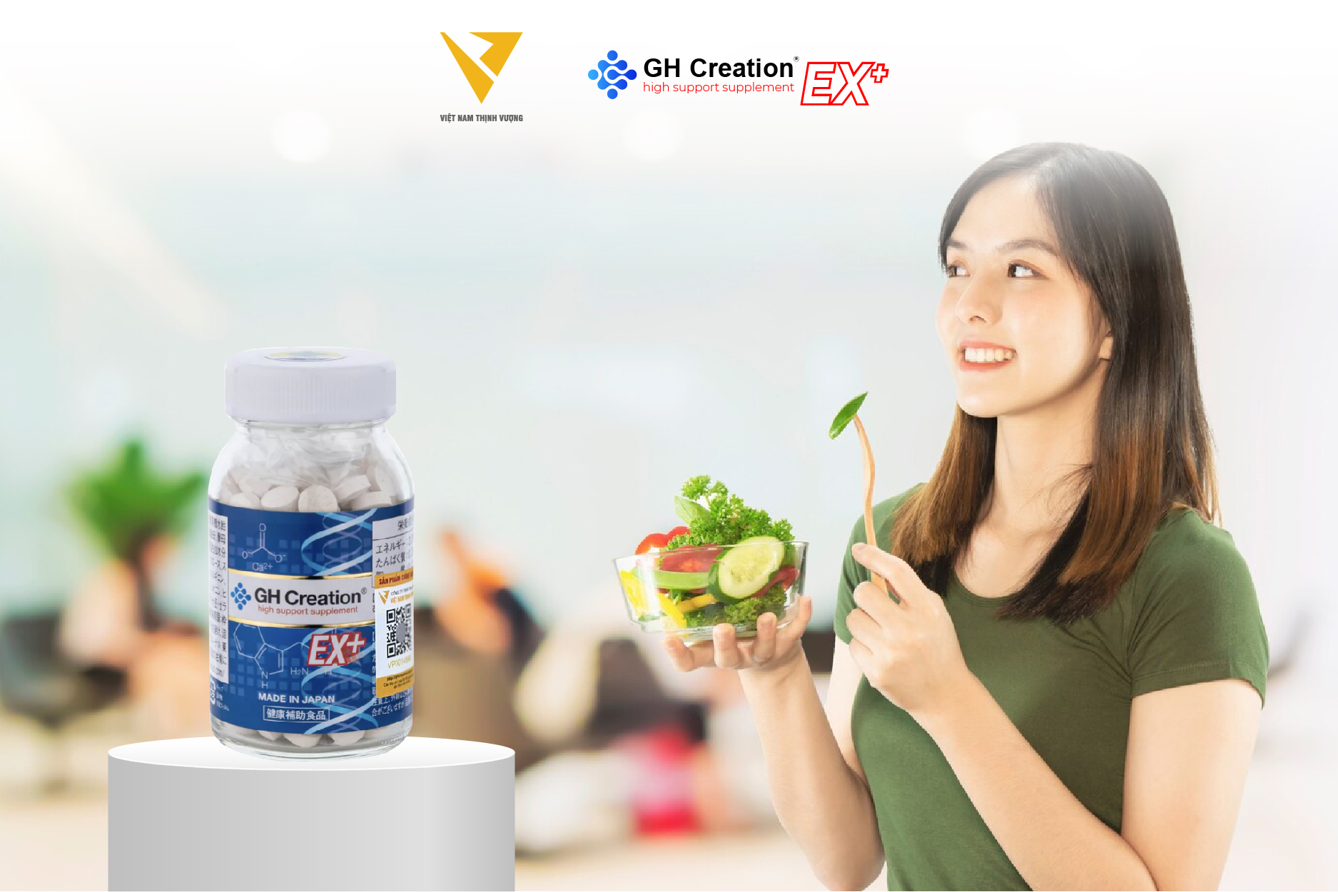 Câu trả lời: GH Creation EX+ chính hãng không thể thay thế chế độ dinh dưỡng Câu trả lời: GH Creation EX+ chính hãng không thể thay thế chế độ dinh dưỡng