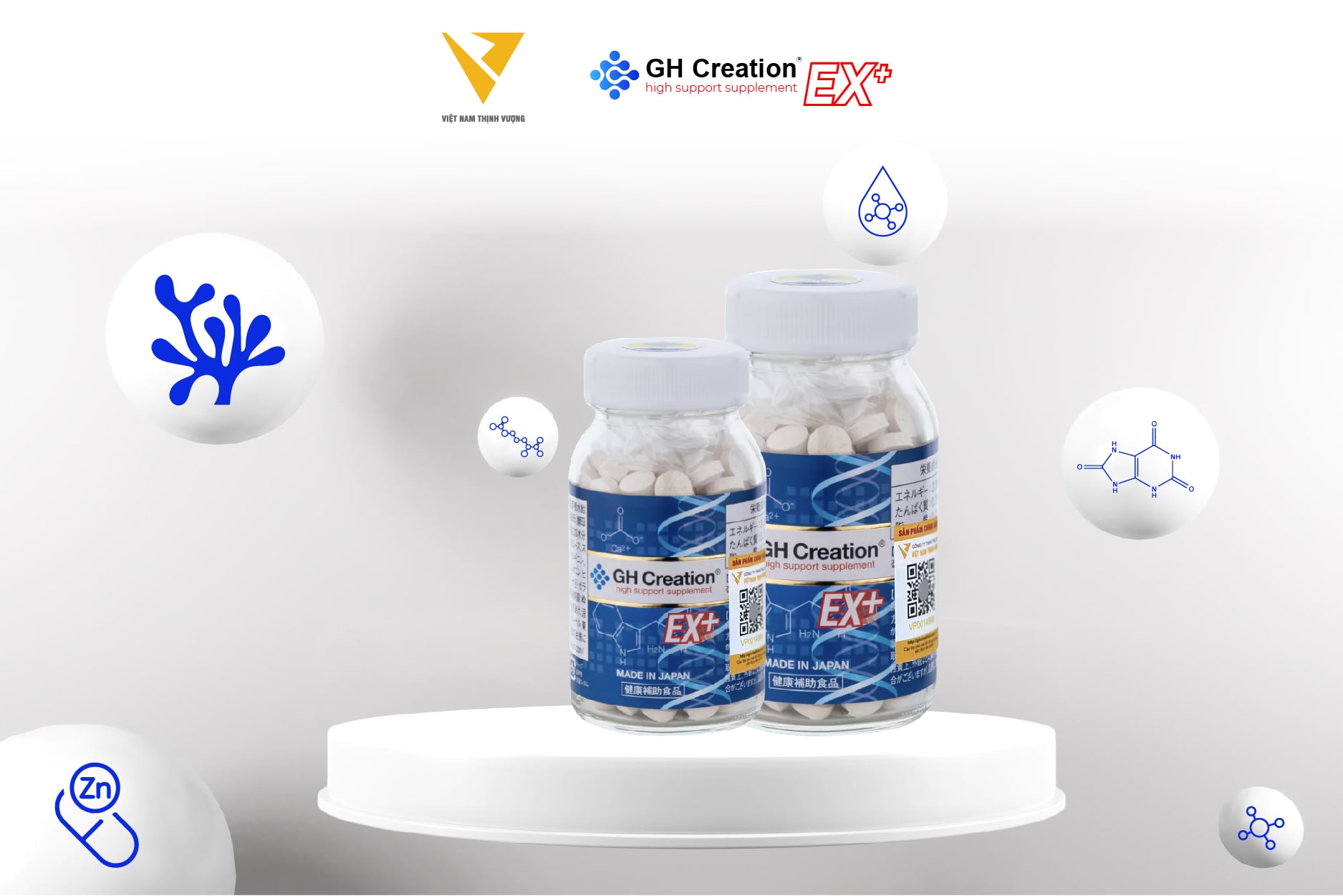 GH Creation EX+ - Sản phẩm hỗ trợ phát triển chiều cao hàng đầu Nhật Bản GH Creation EX+ - Sản phẩm hỗ trợ phát triển chiều cao hàng đầu Nhật Bản