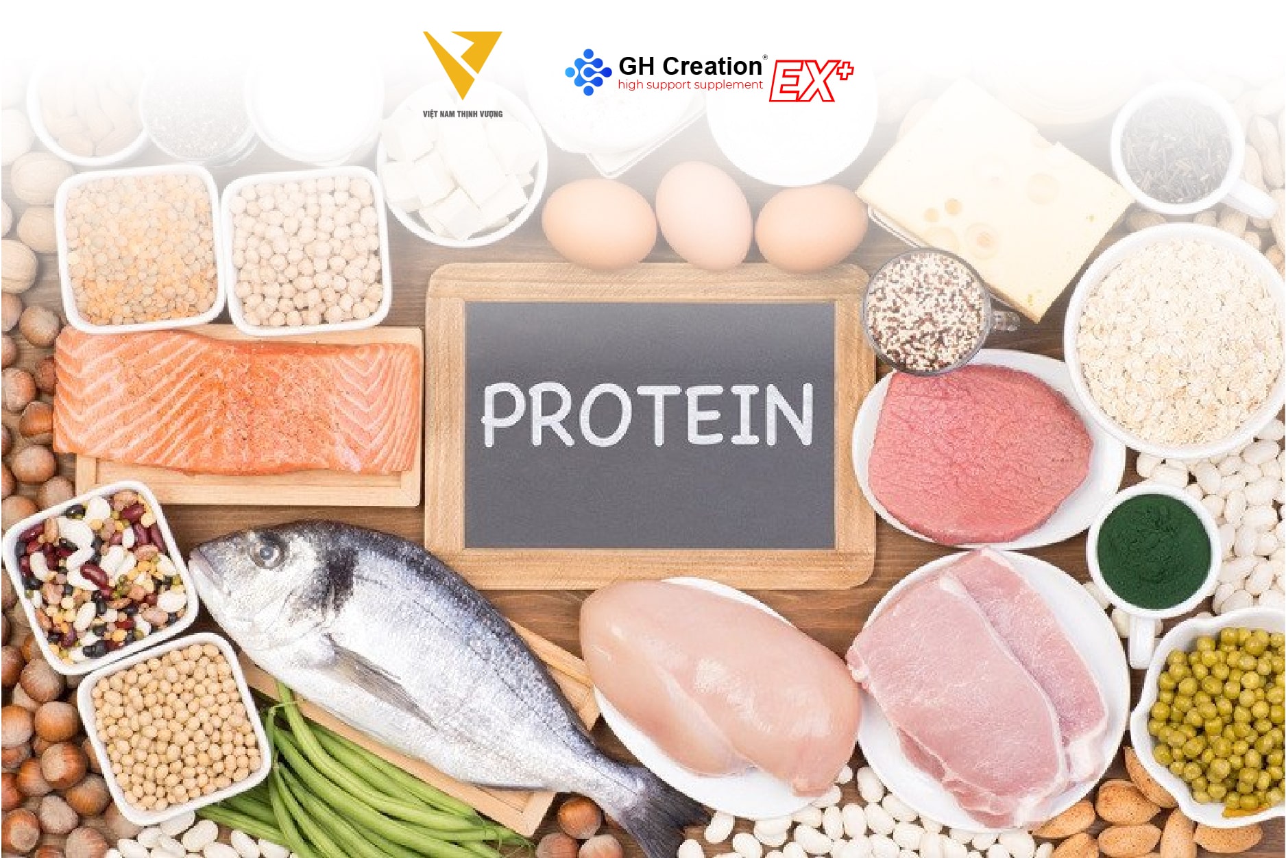 Protein - Xây dựng cơ bắp và hỗ trợ tăng chiều cao Protein - Xây dựng cơ bắp và hỗ trợ tăng chiều cao