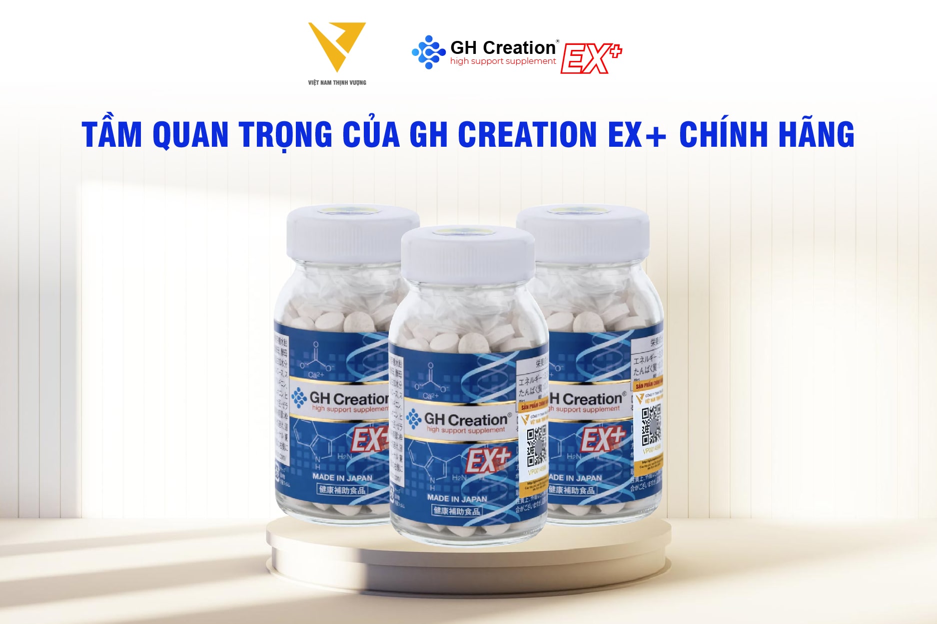 Tầm quan trọng của GH Creation EX+ chính hãng