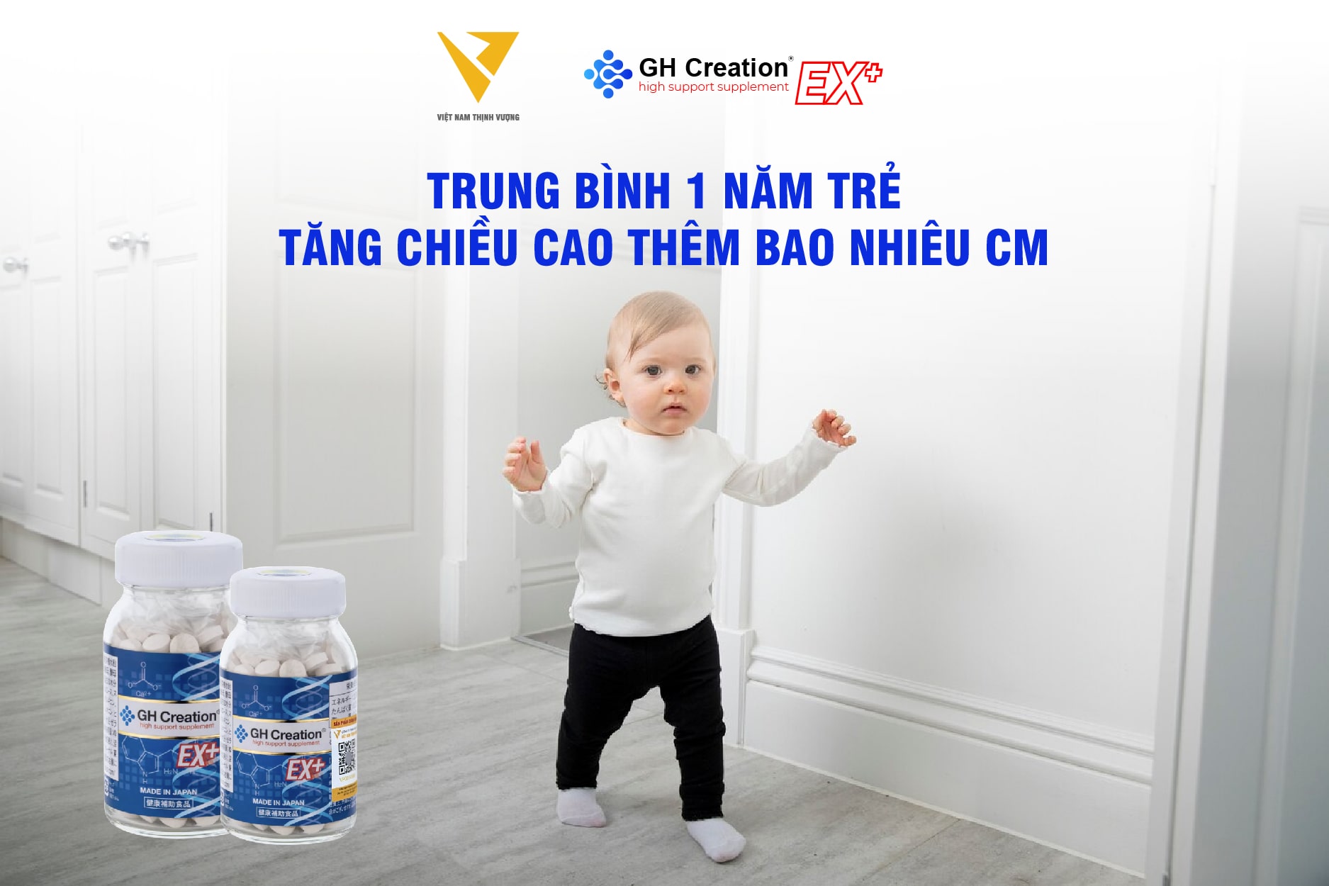 Trung bình 1 năm trẻ tăng chiều cao thêm bao nhiêu cm