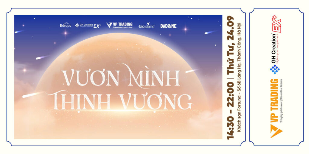 Tấm vé mời chính là lời tri ân sâu sắc mà chúng tôi muốn gửi đến bạn